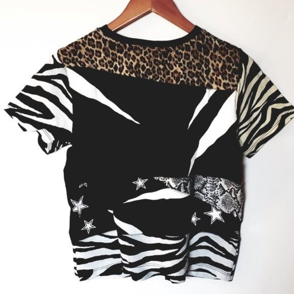 Alice + Olivia KISS Patchwork Concert Graphic Tee - Picture 13 of 13